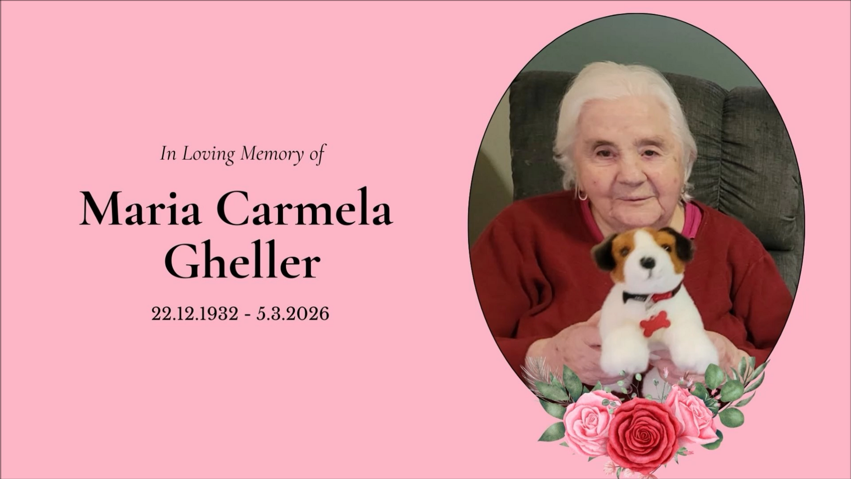 Maria Gheller's Funeral